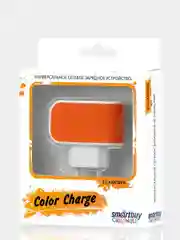 Зарядка USB, 2А, SmartBuy Color Charge, оранжевая