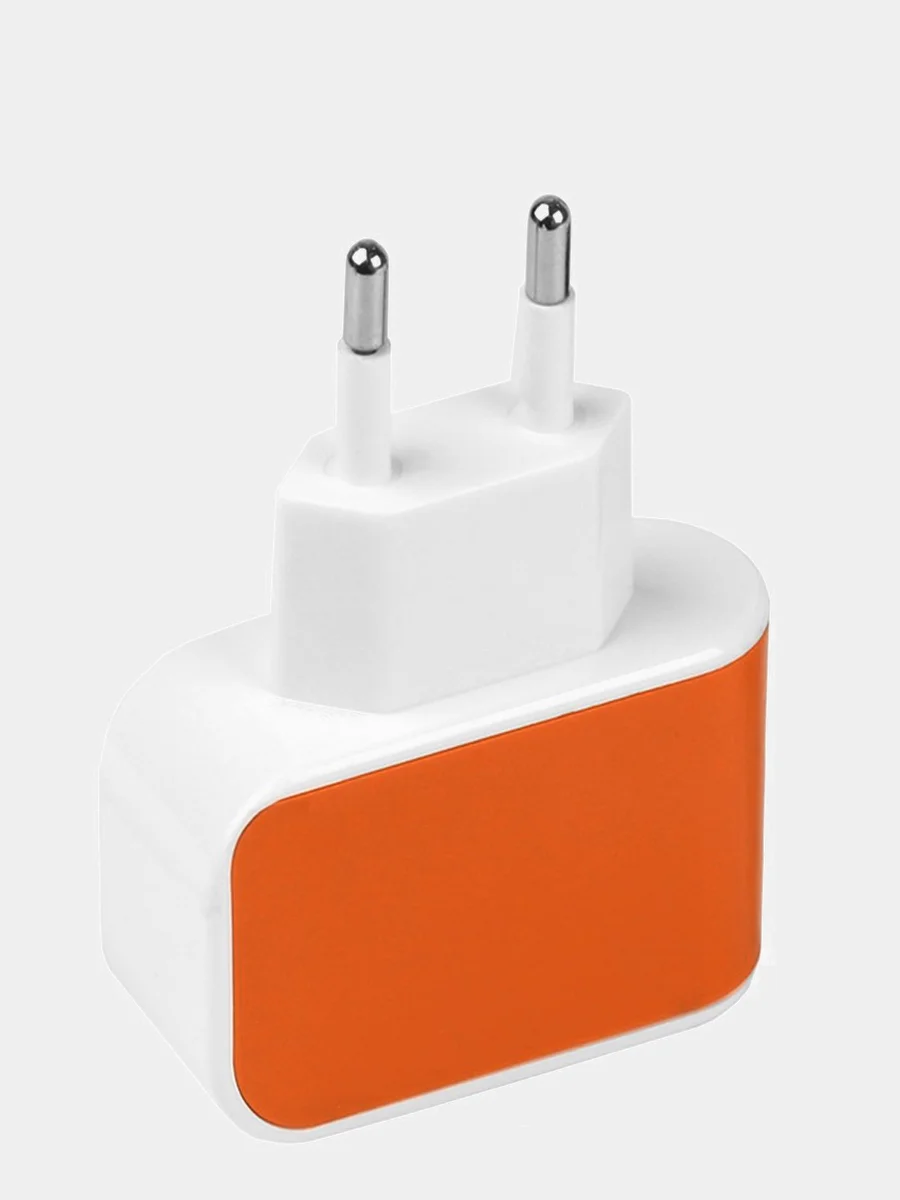 Зарядка USB, 2А, SmartBuy Color Charge, оранжевая