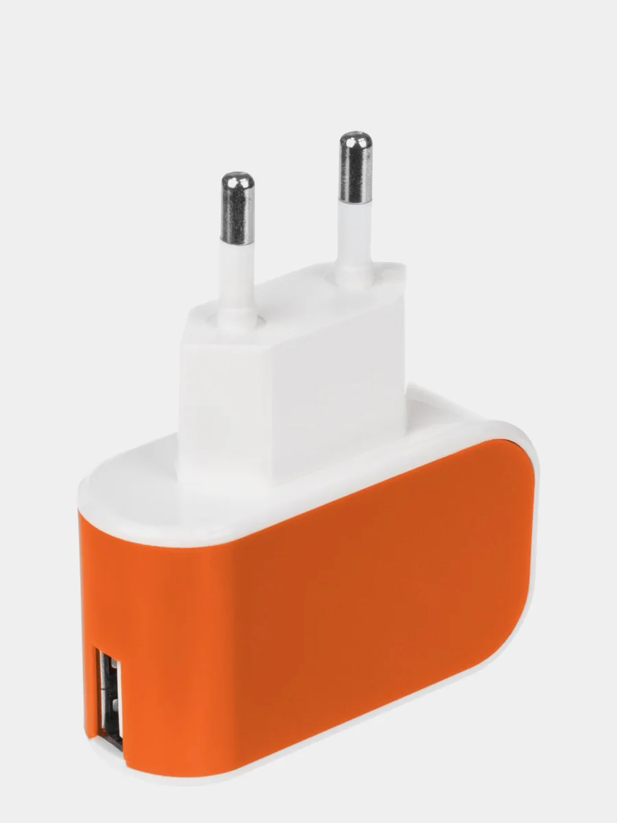 Зарядка USB, 2А, SmartBuy Color Charge, оранжевая