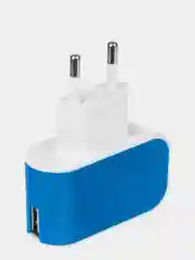 Зарядка SmartBuy Color Charge, USB, 2А, голубая