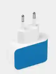 Зарядка SmartBuy Color Charge, USB, 2А, голубая