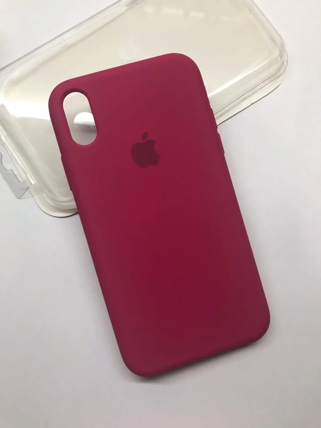 Багровый защитный чехол для iphone Xr