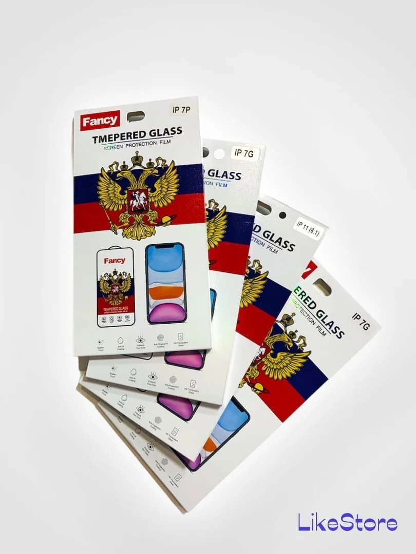 Защитное стекло Fancy на iPhone 7, 8, 7 Plus, 8 Plus, X, XS, XR, XS Max, 11, 11 Pro, 11 Pro Max