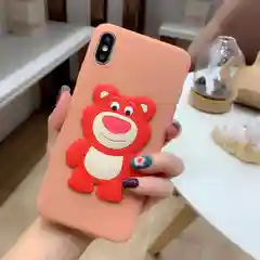Мягкий чехол для айфон с 3D принтам для iPhone 6/6s, 6s+, 7/8, 7+/8+, X/XS, XR, XS max