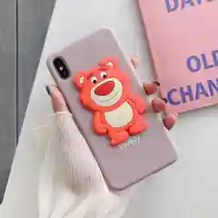 Мягкий чехол для айфон с 3D принтам для iPhone 6/6s, 6s+, 7/8, 7+/8+, X/XS, XR, XS max