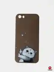 Коричневый чехол для iPhone 7, X, XR, 11 Pro, 8 Plus