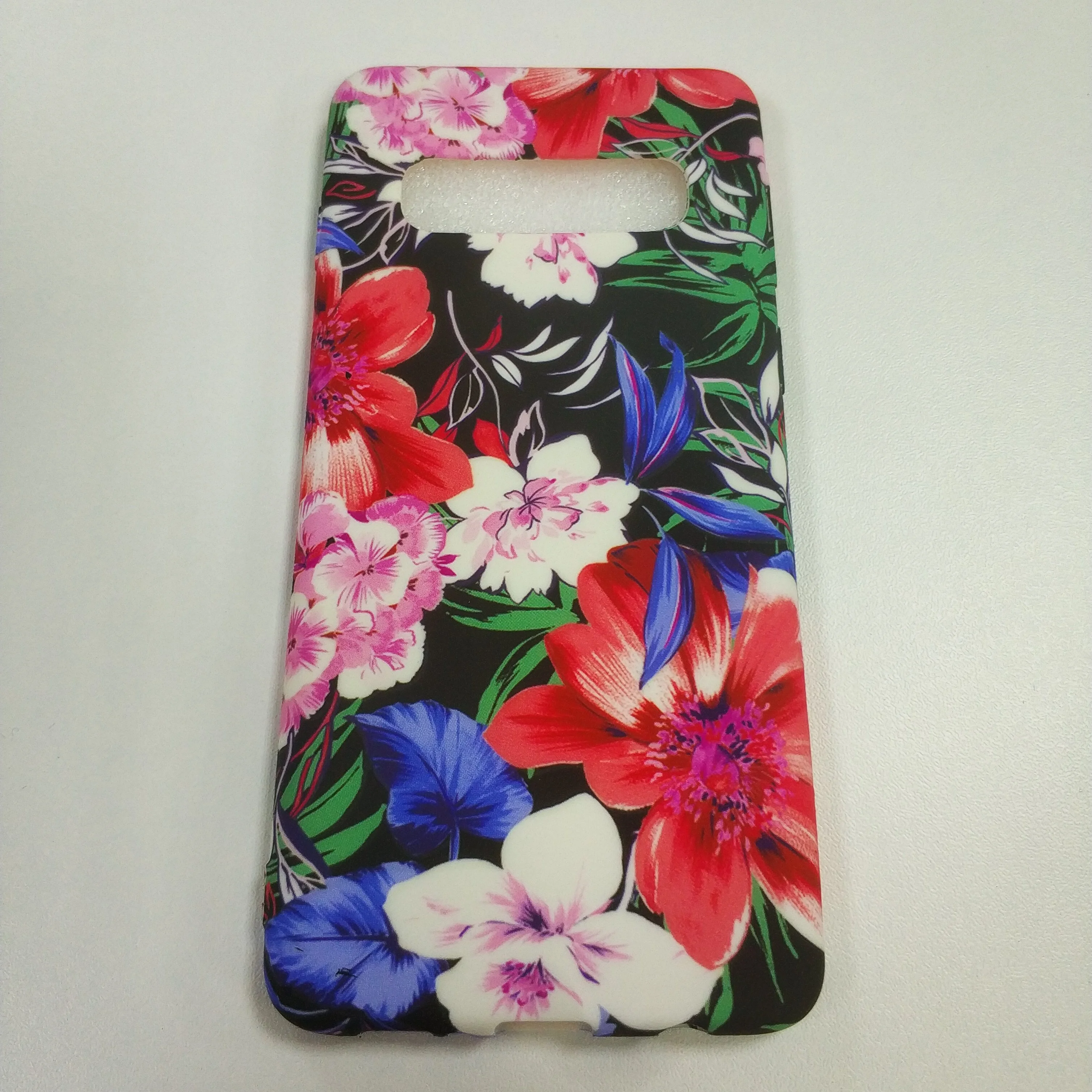 Серебряный чехол Samsung S10
