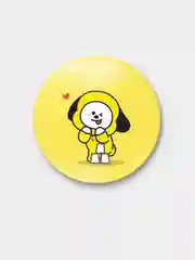 Серый к-поп значки "BT21", 56 мм