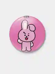 Белый к-поп значки "BT21", 56 мм