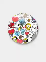 Манго к-поп значки "BT21", 56 мм