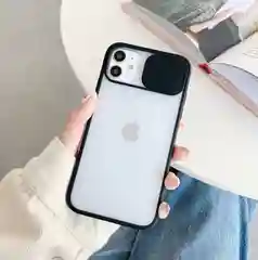 Черный чехлы c защитой камеры для iPhone  7/8, 7 Plus/8 Plus, X/XS, XR, XS max, 11, 11 Pro max