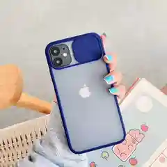 Темно-синий чехлы c защитой камеры для iPhone  7/8, 7 Plus/8 Plus, X/XS, XR, XS max, 11, 11 Pro max