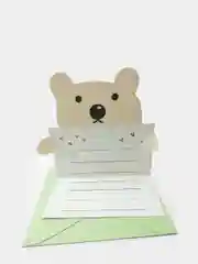 Конверт-открытка со зверюшками