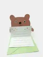 Конверт-открытка со зверюшками