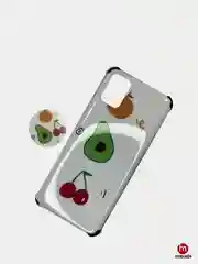 Белый чехол для iPhone XR,с рисунком, попсокетом