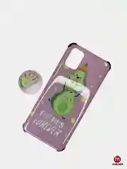 Розовый чехол для iPhone XR,с рисунком, попсокетом