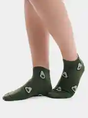 Лайм носки женские с рисунком