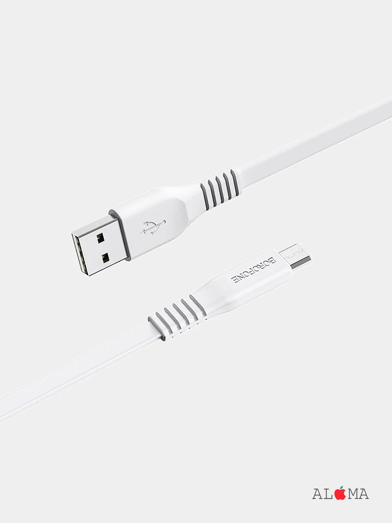 Зарядный USB кабель для Android, Borofone BX23 Micro-USB 2.4A, 1м