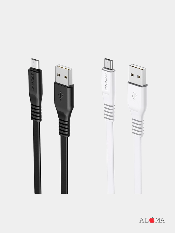 Зарядный USB кабель для Android, Borofone BX23 Micro-USB 2.4A, 1м