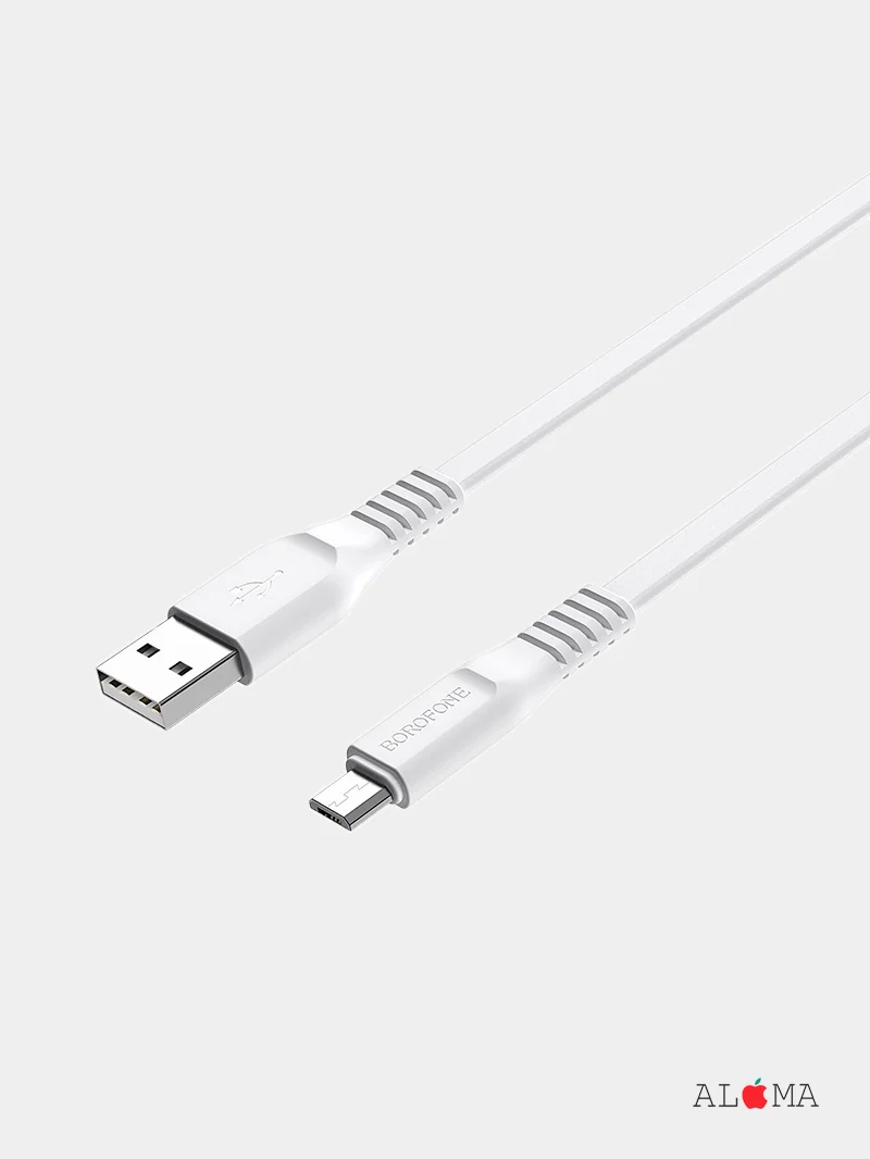 Зарядный USB кабель для Android, Borofone BX23 Micro-USB 2.4A, 1м