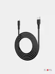 Черный зарядный USB кабель для Android, Borofone BX23 Micro-USB 2.4A, 1м