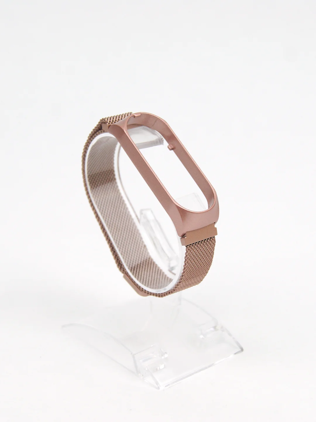 Розовый миланский ремешок для Xiaomi Mi Band 5