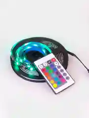 RGB светодиодная лента с пультом управления и питанием от USB