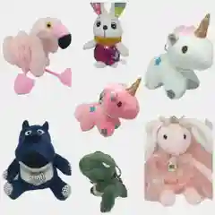 Брелок с мягкой игрушкой