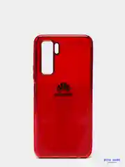 Красный чехол силиконовый Huawei Honor P40 Lite, глянцевый