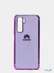 Лавандовый чехол силиконовый Huawei Honor P40 Lite, глянцевый