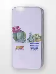 Белый чехол "Растения" для iPhone 6  / 7 / 8 / 6 Plus / 7 Plus / 8 Plus