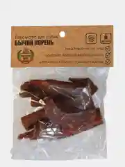 Натуральное лакомство для собак "Бычий корень", 100 г.