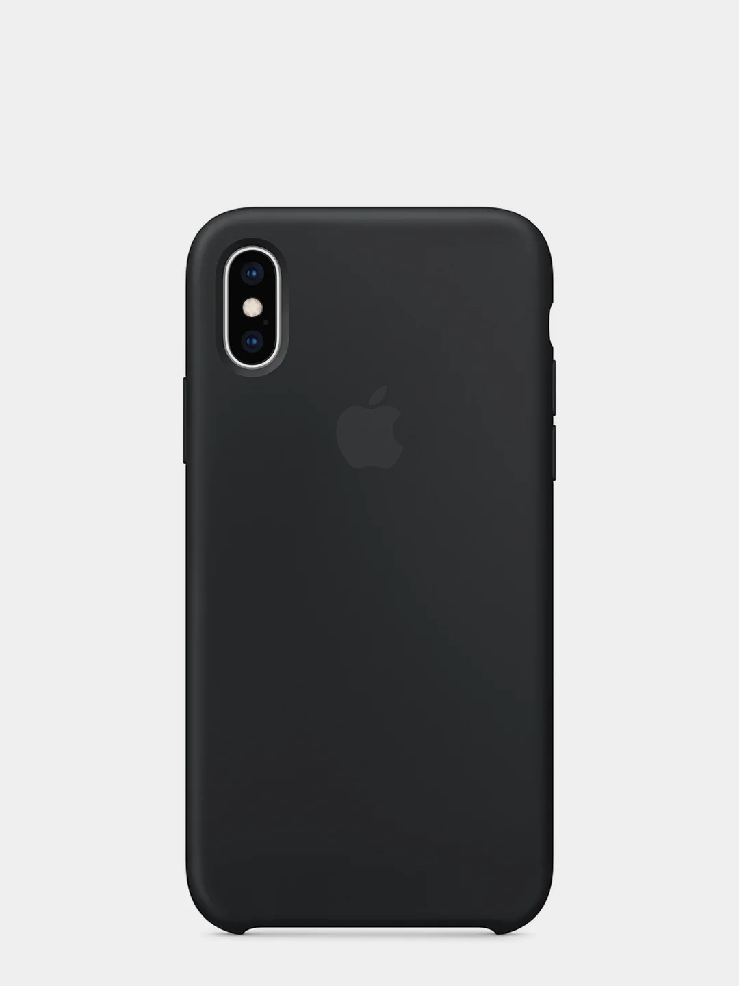 Черный чехол для iPhone X/XS Silicone Case