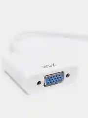 Белый переходник-адаптер HDMI - VGA