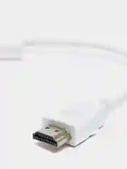 Белый переходник-адаптер HDMI - VGA