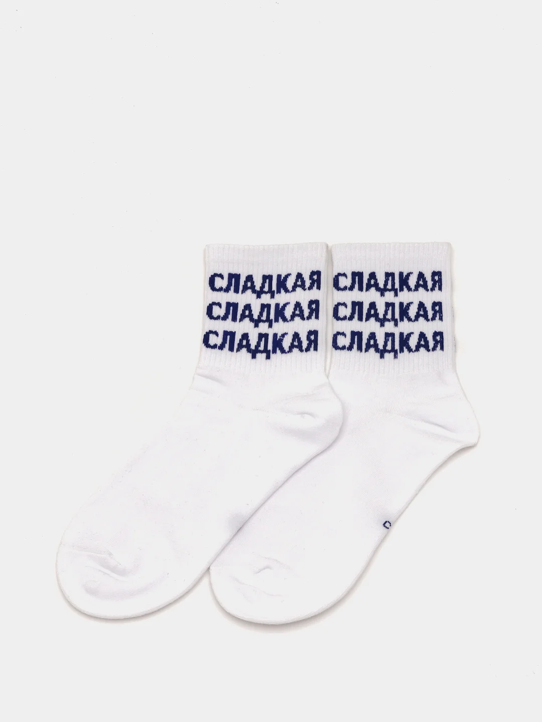 Белый носки женские с принтом, 5 штук
