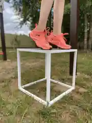 Стеллаж 1, 400*400*400, Белый муар, ЛДСП (Метрополитан Грей)