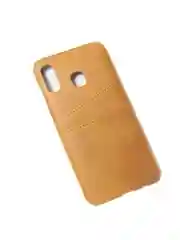 Кейс Letherette для Samsung A30 2019 SM-A305, горчичный, кожзам