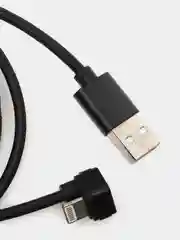 Кабель для телефона быстрая заряка для Iphone изогнутый нейлоновм покрытием