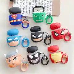 Силиконовый чехол для наушников, в виде супергероев Marvel