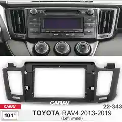 Переходная монтажная рамка 2-din, 10 дюймов (22-343), для Toyota Rav4 (13-19)