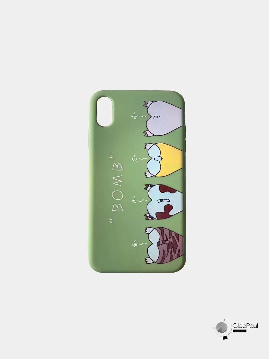 Темно-синий чехол для iPhone 6 / 6S / 7 / 7S / 7 Plus / X / Xs / Xr / Xs Max, с рисунком