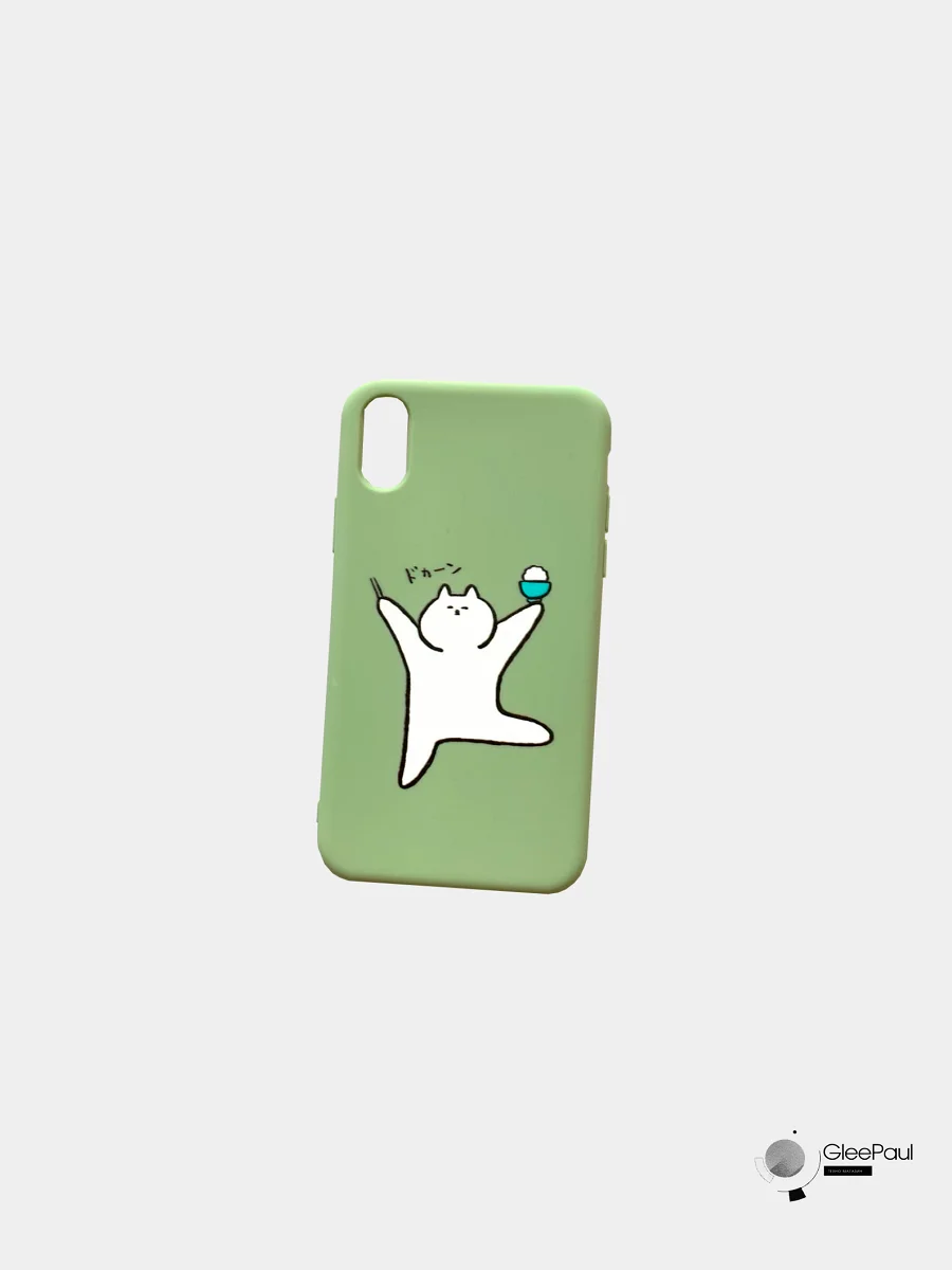 Голубой чехол для iPhone 6 / 6S / 7 / 7S / 7 Plus / X / Xs / Xr / Xs Max, с рисунком