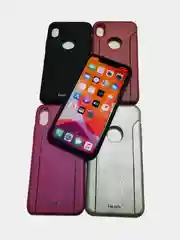 Красный чехол накладка Cherry II New Design для iPhone X, XS