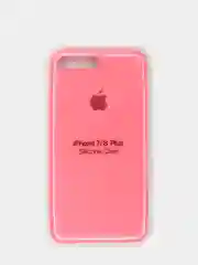 Коралловый меланж чехол - Накладка Silicon case iphone 8