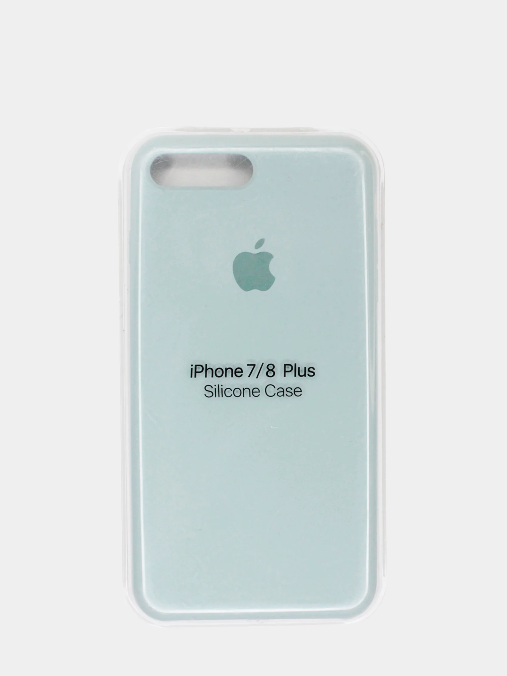 Бирюзовый чехол - Накладка Silicon case iphone 8
