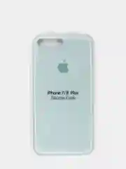 Бирюзовый чехол - Накладка Silicon case iphone 8
