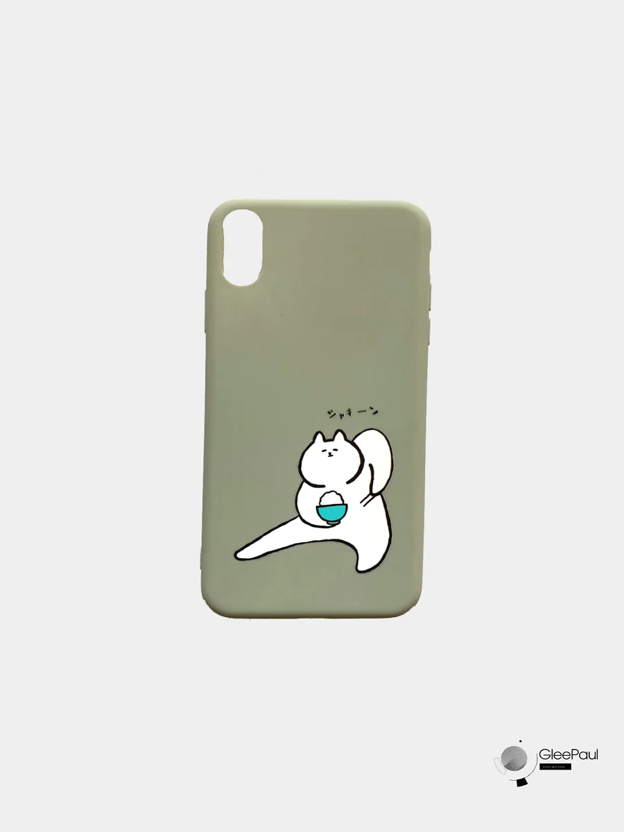 Серый чехол с рисунком для iPhone 6 / 6S / 7 / 7S / 7 Plus / X / Xs / Xr / Xs Max