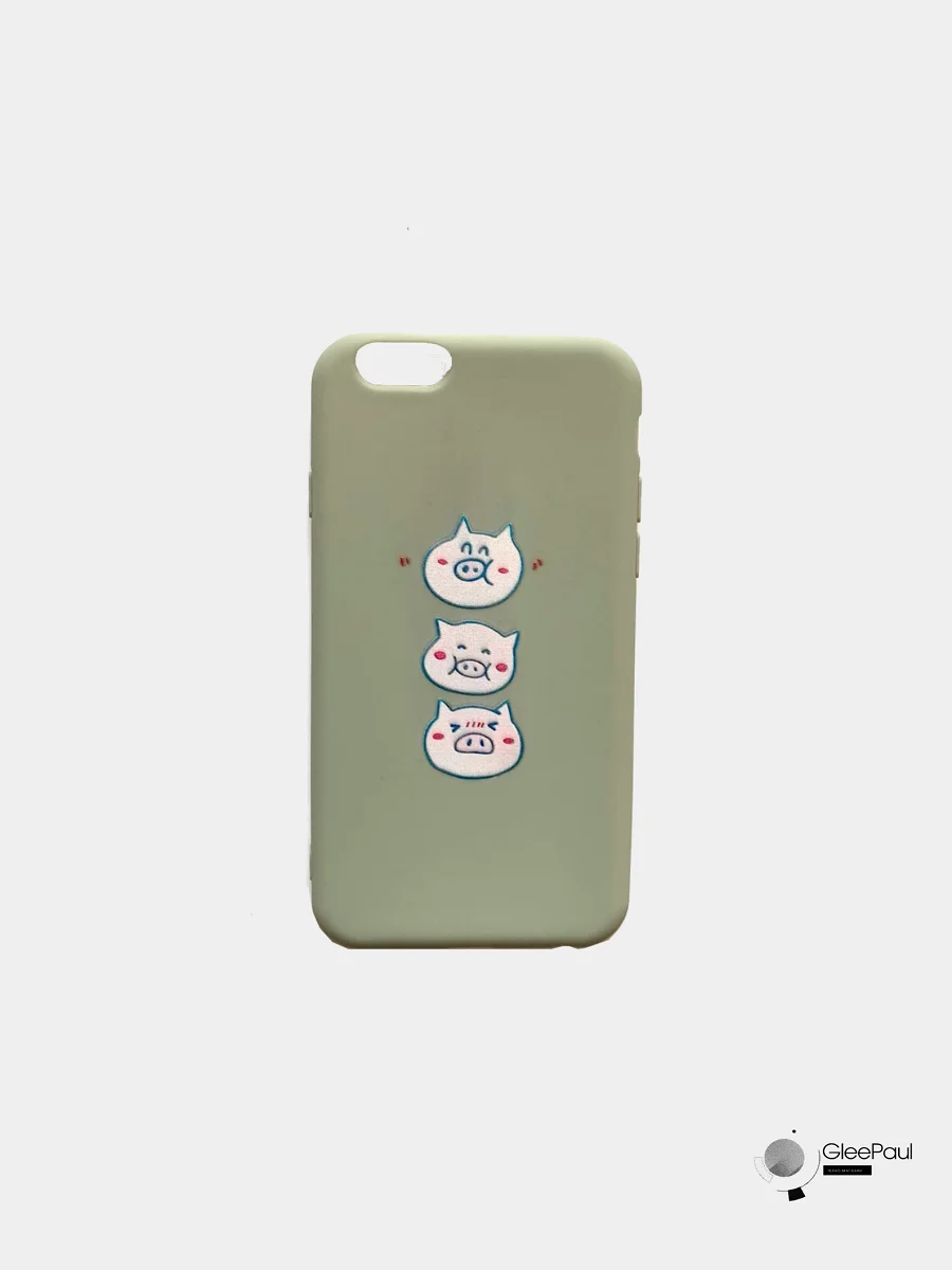 Серебряный чехол с рисунком для iPhone 6 / 6S / 7 / 7S / 7 Plus / X / Xs / Xr / Xs Max