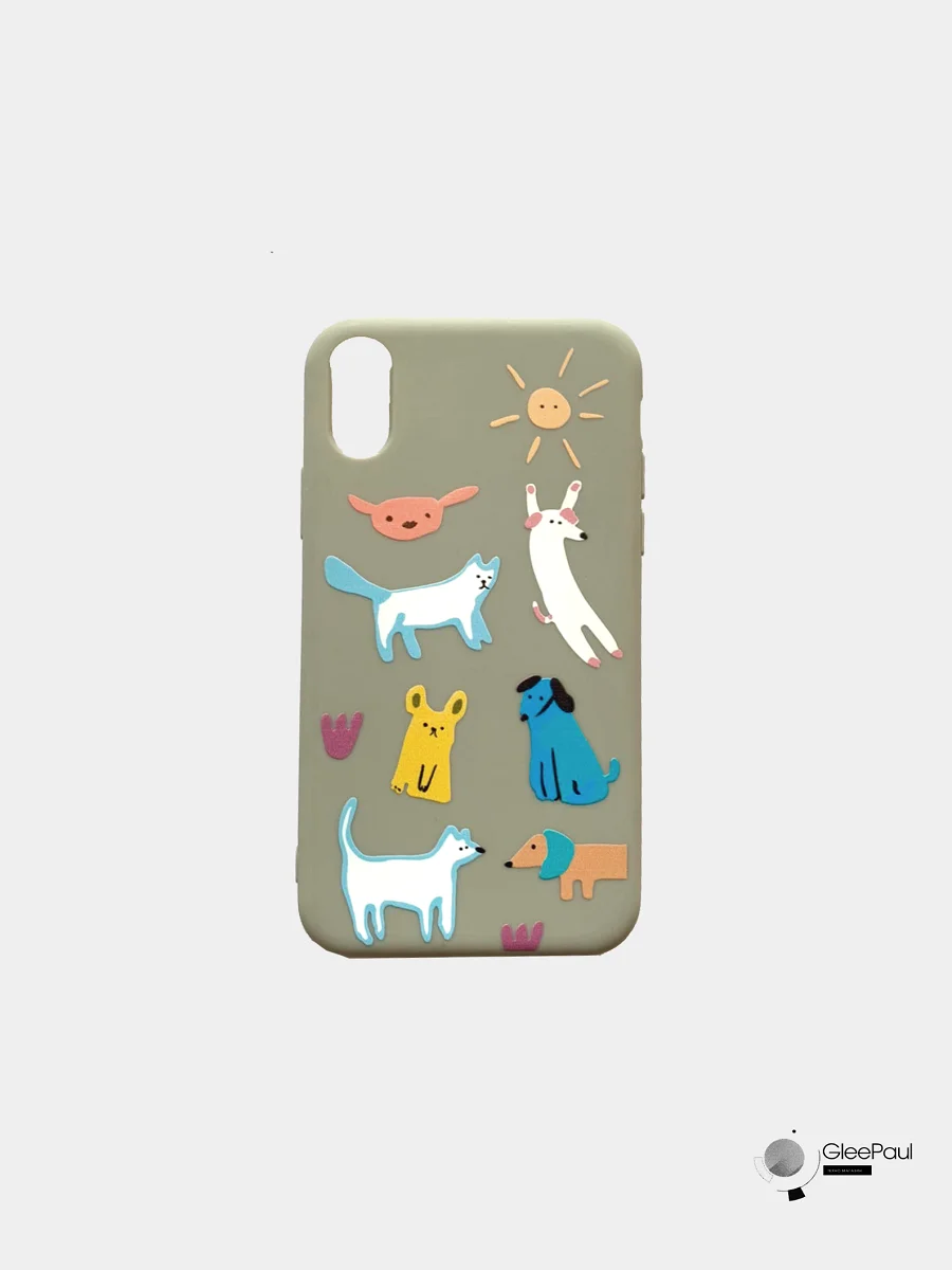 Коричневый чехол с рисунком для iPhone 6 / 6S / 7 / 7S / 7 Plus / X / Xs / Xr / Xs Max